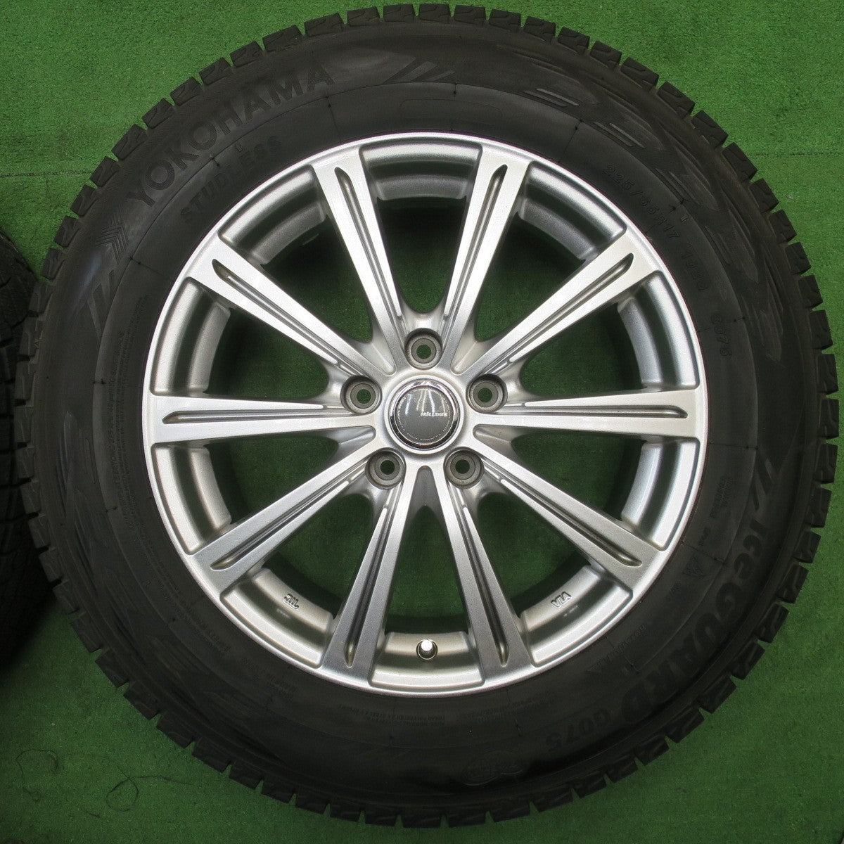 ほぼ未使用！キレイ★スタッドレス 225/65R17 ヨコハマ アイスガード G075 MiLLOUS PS ミルアス 17インチ PCD114.3/5H★6022509NJス
