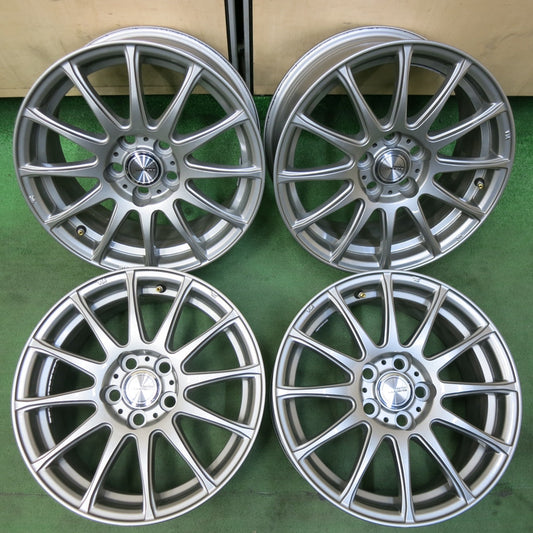 [送料無料] キレイ★プリウス 等 ravrion LUMIERE weds ラブリオン ウェッズ 15インチ ホイール 15×6.5J PCD100/5H★5032501SYホ