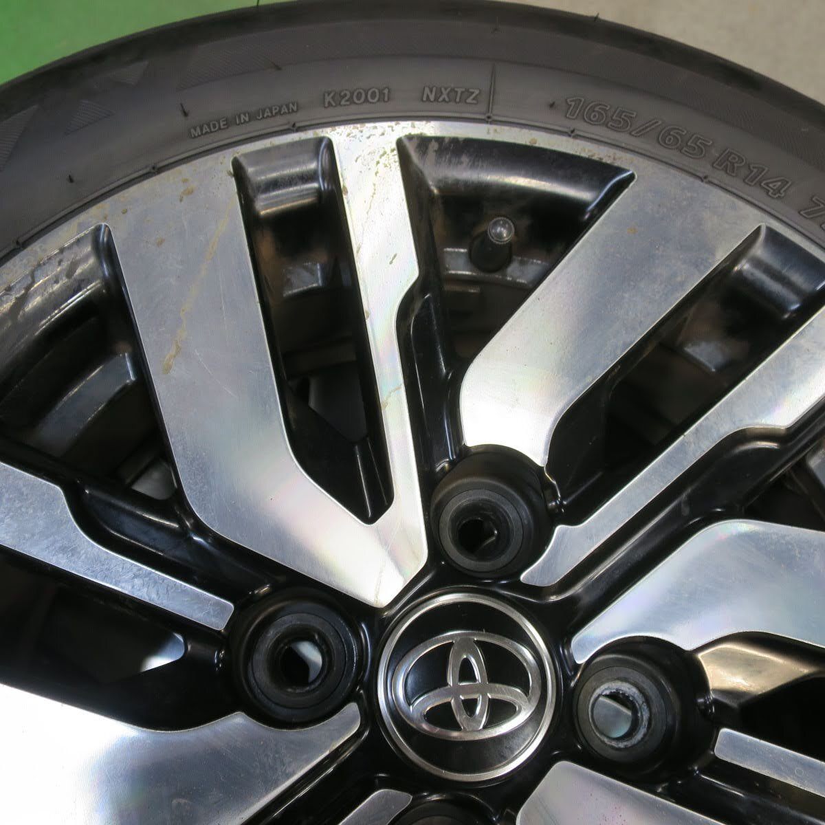 バリ溝 21年 ほぼ10分★トヨタ タンク ルーミー 純正 165/65R14 ブリヂストン ネクストリー エコピア PCD100/4H★5012002イノ