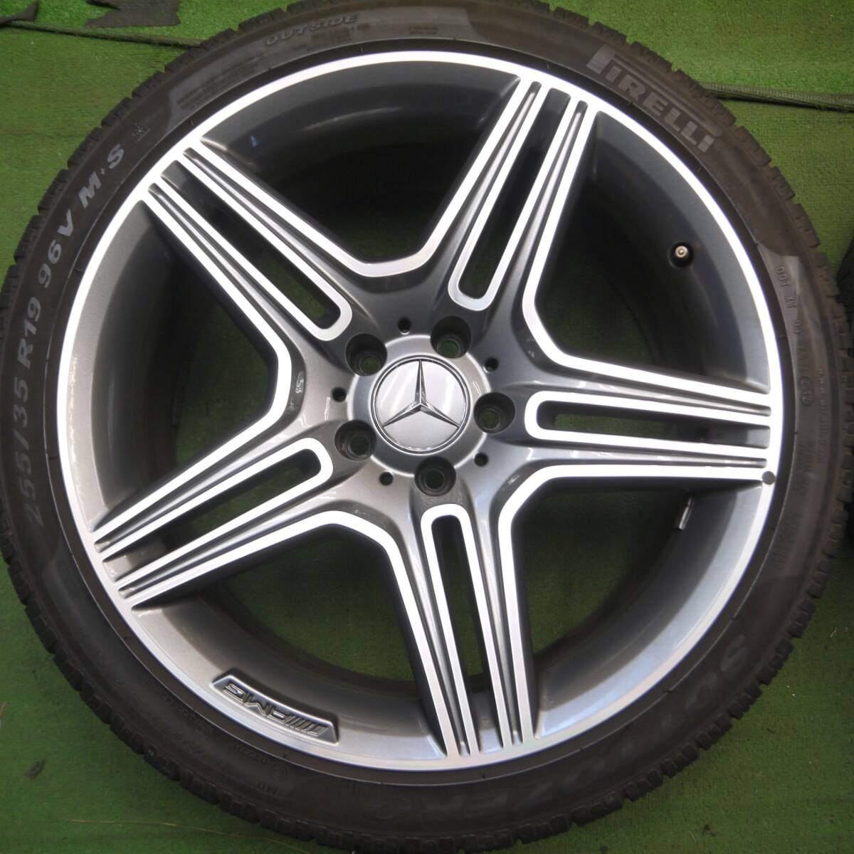 バリ溝！8.5分★ベンツ SL63 SL65 純正 AMG 255/35R19 285/30R19 スタッドレス ピレリ SOTTOZERO PCD112/5H★4060708Hス