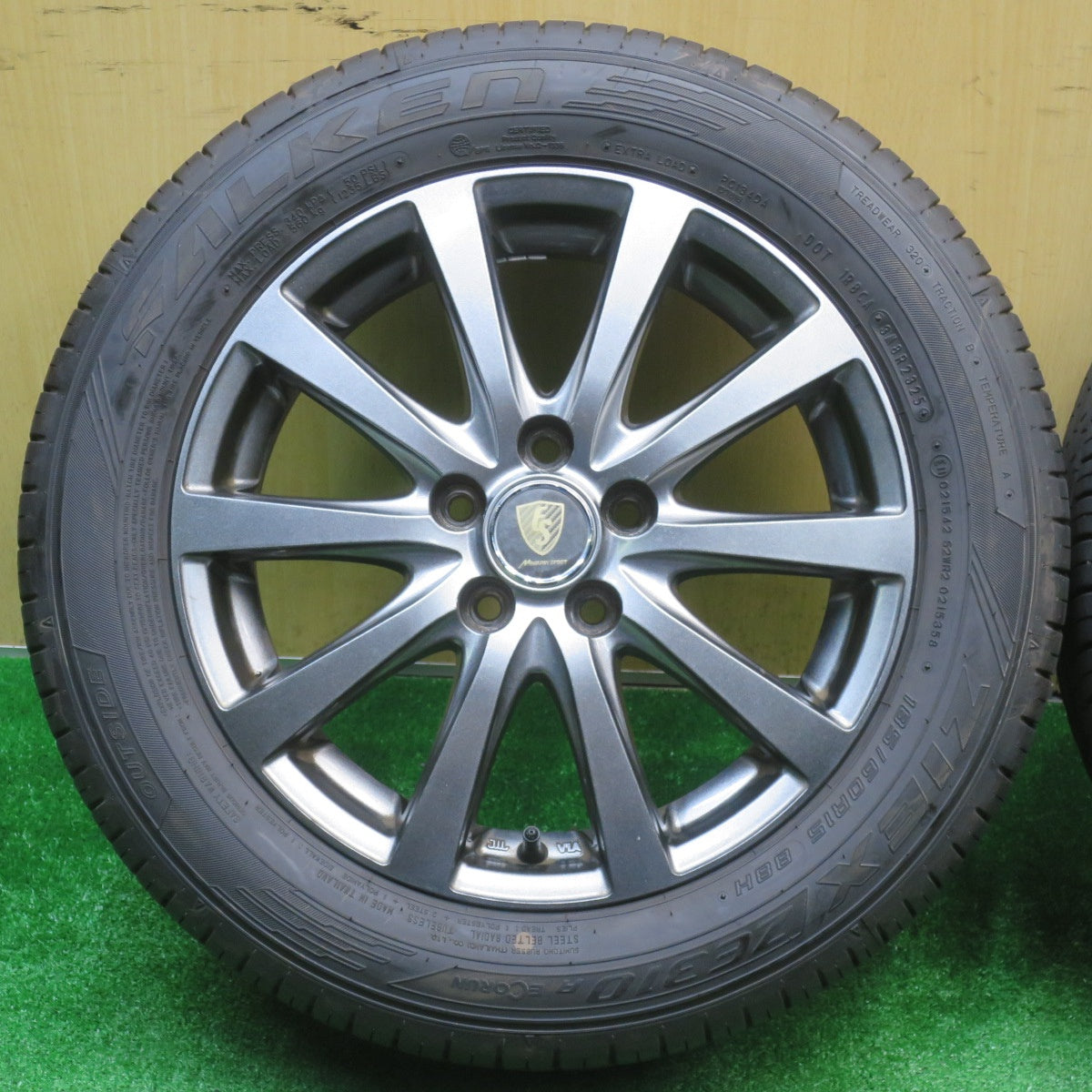 ほぼ未使用！25年！キレイ★シエンタ 等 185/60R15 ファルケン ZIEX ZE310R ECORUN MANARAY SPORT マナレイ スポーツ 15インチ PCD100/5H★5102802NJノ