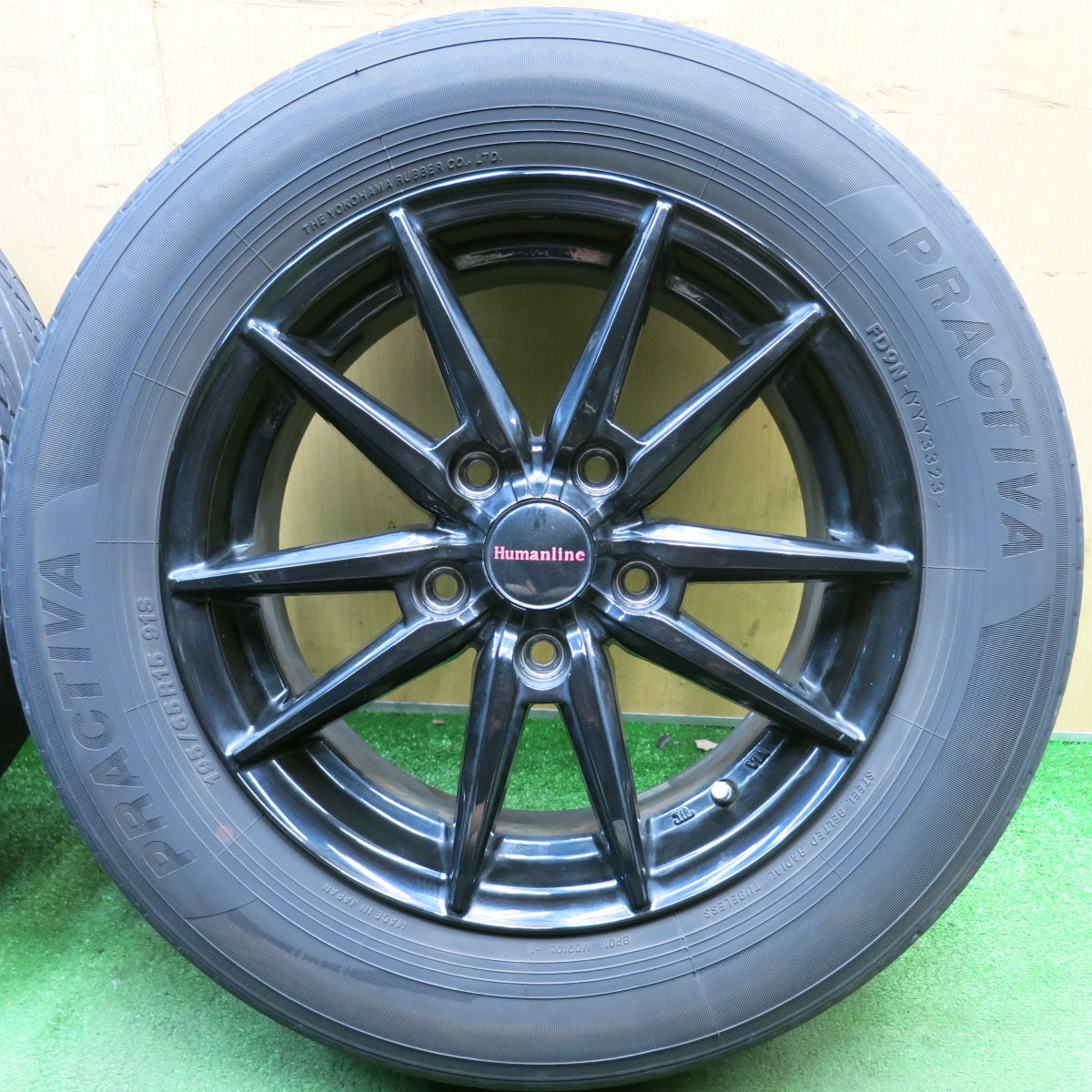 4本価格！23年◎195/65R15 プラクティバ ヨコハマ Humanline HS-08 ヒューマンライン 15インチ PCD114.3/5H◎6061306HAノ