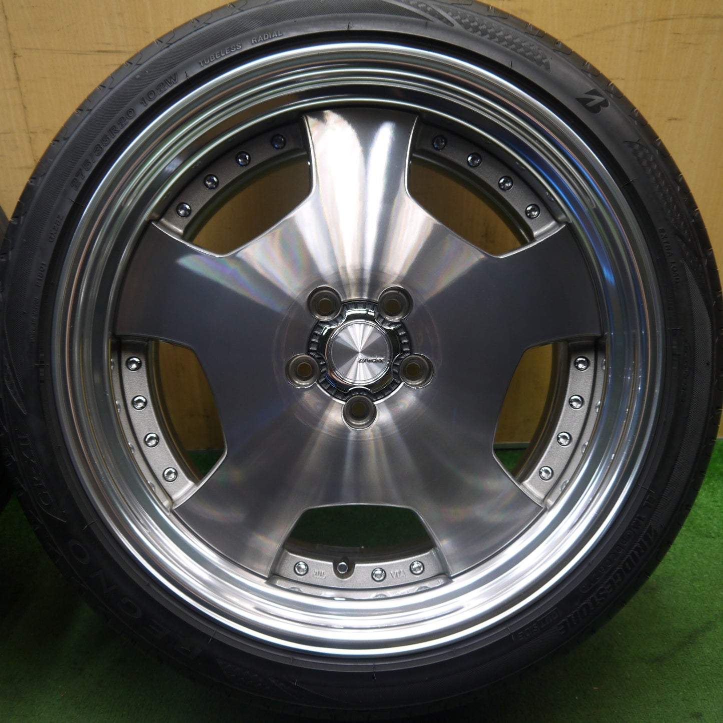 キレイ！21年★WORK LD1-SR 245/40R20 275/35R20 ブリヂストン レグノ GR-X2 ワーク 20インチ PCD114.3/5H★5100705Hノ