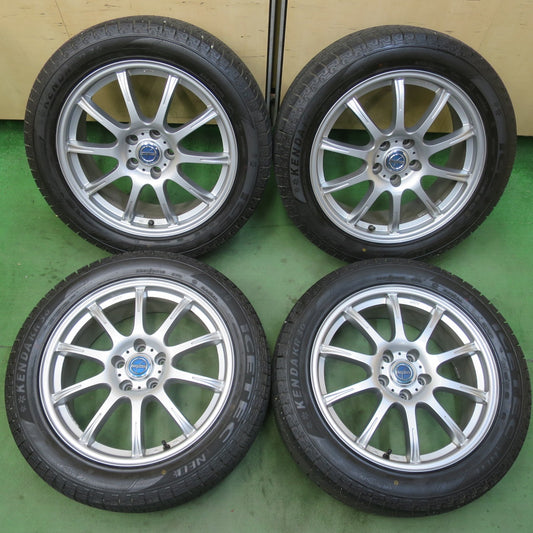 バリ溝！24年！キレイ！9.5分★スタッドレス 235/50R18 ケンダ KR36 アイステック ネオ BLUE・NESS BLUENESS ブルーネス 18インチ PCD114.3/5H★6031110イス