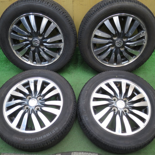 4本価格！24年★スズキ MA15S ソリオ 純正 165/65R14 セイバーリング SL101 14インチ PCD100/4H★5073002NJノ