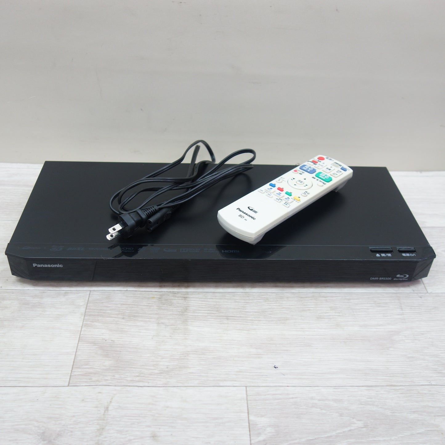 [送料無料] 付属品付☆Panasonic HDD 搭載 ハイビジョン ブルーレイ ディスク レコーダー DMR-BRS500 BD 500GB 現状品 パナソニック☆
