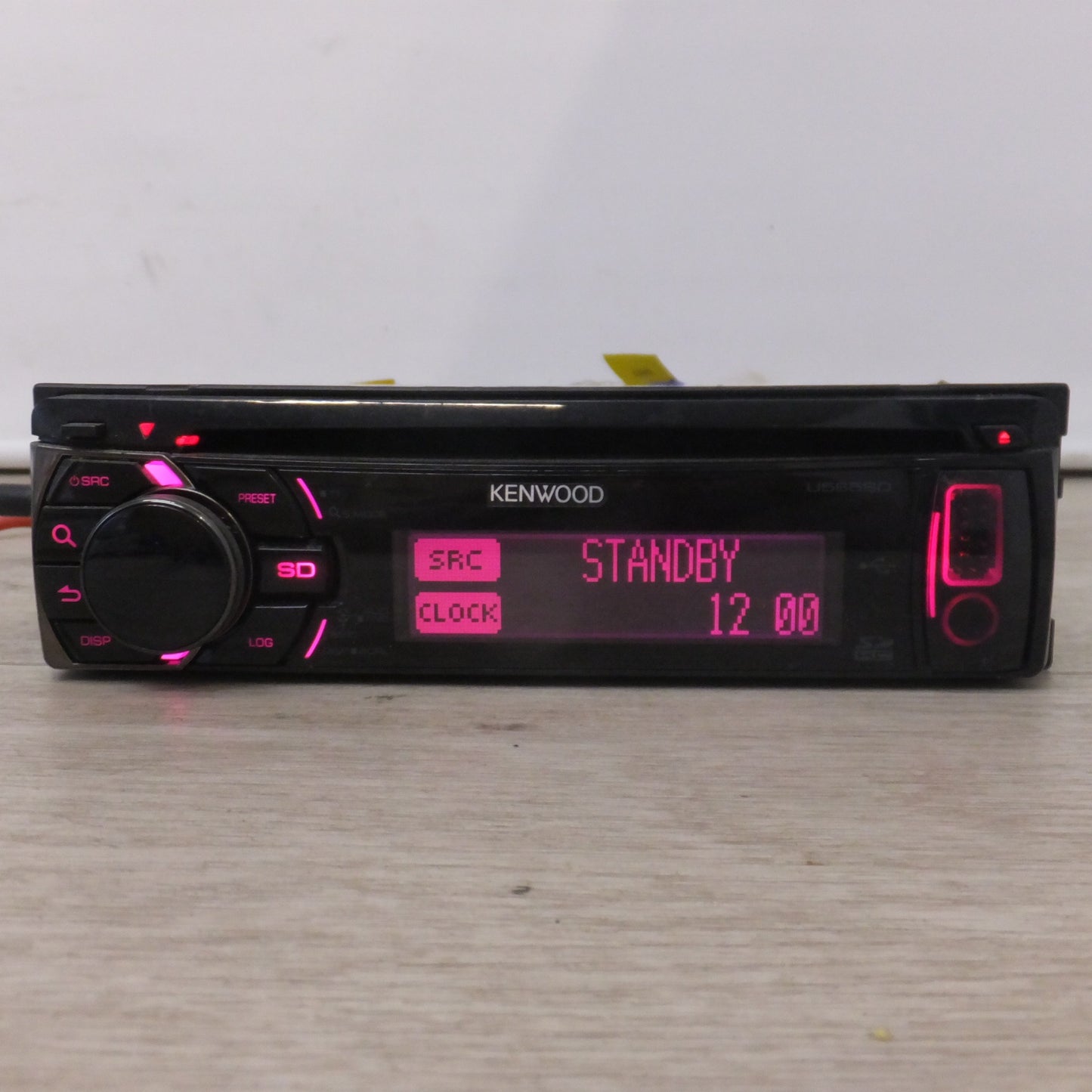 [送料無料] ★ケンウッド KENWOOD カーオーディオ 1DIN コンポ CDレシーバー U565SD[23]★