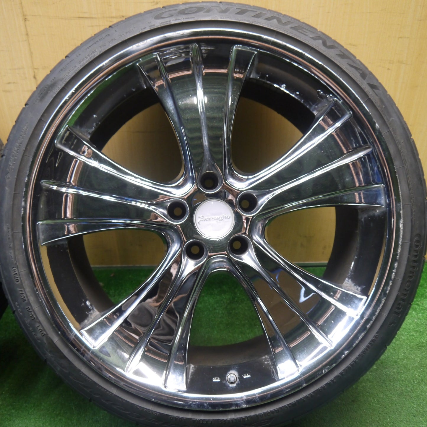 4本価格★Hart Bersaglio MONOBLOCK 245/35R20 ATR SPORT ECOTECH コンチネンタル エクストリーム コンタクト DWS06 ベルサリオ モノブロック 20インチ PCD114.3/5H★6020607Hノ