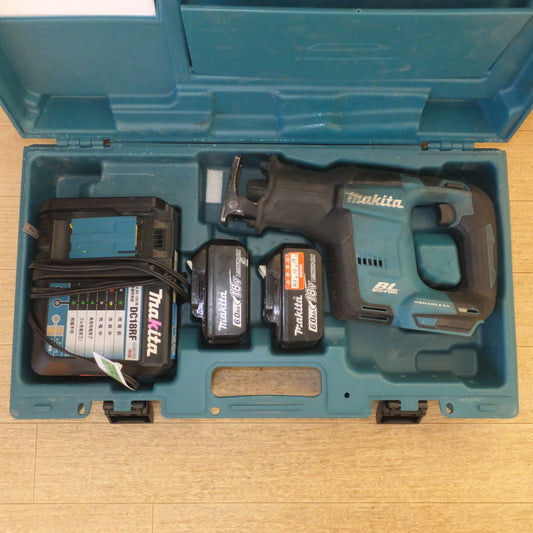 [送料無料] ★マキタ makita 充電式レシプロソー JR188DZK　バッテリ BL1860B 2個　急速充電器 DC18RF　セット★