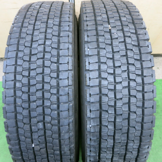 2本価格！23年★トラック タイヤ 225/90R17.5 127/125L スタッドレス ブリヂストン W999 17.5インチ★5031906ナスタ