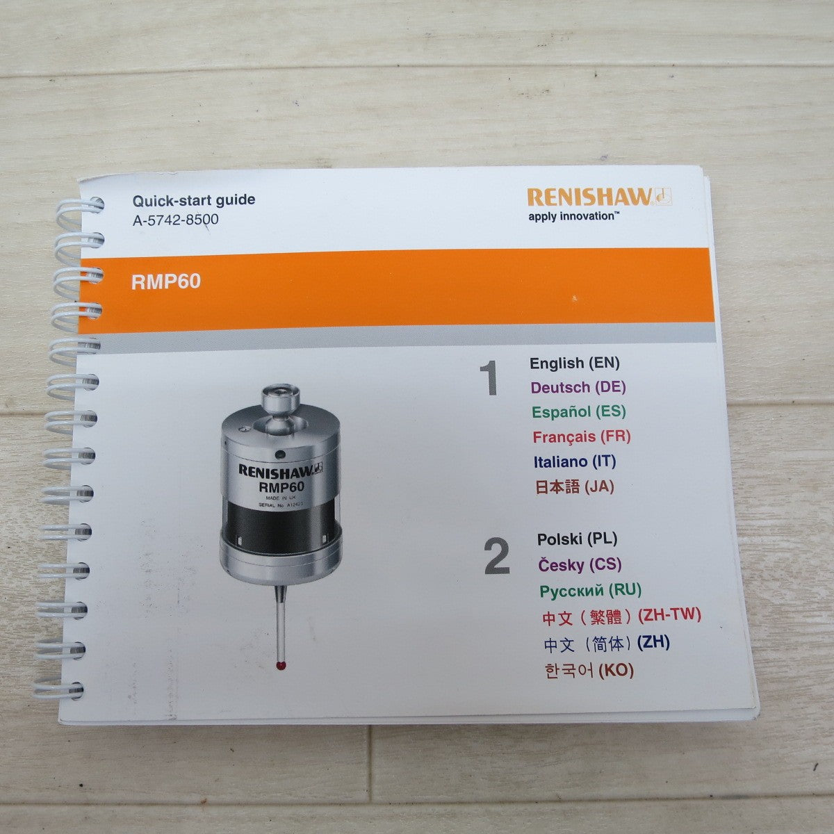 美品！付属品付き☆RENISHAW レニショー 無線 信号 伝達式 プローブ RMP60 タッチ プローブ ツール シャンク フライス 旋盤☆ [送料無料]