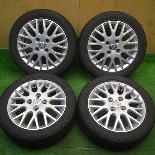 [送料無料] キレイ★スズキ MRワゴン 純正 165/55R14 ヨコハマ エコス ES300 14インチ PCD100/4H★4120205Hノ