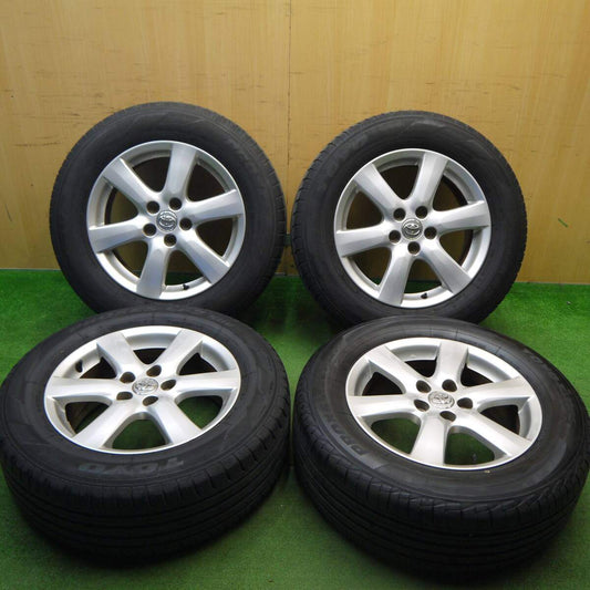 バリ溝 24年 綺麗 9.5分★トヨタ ヴァンガード 純正 225/65R17 トーヨー プロクセス CL1 CF2 SUV PCD114.3/5H★5040708Hノ