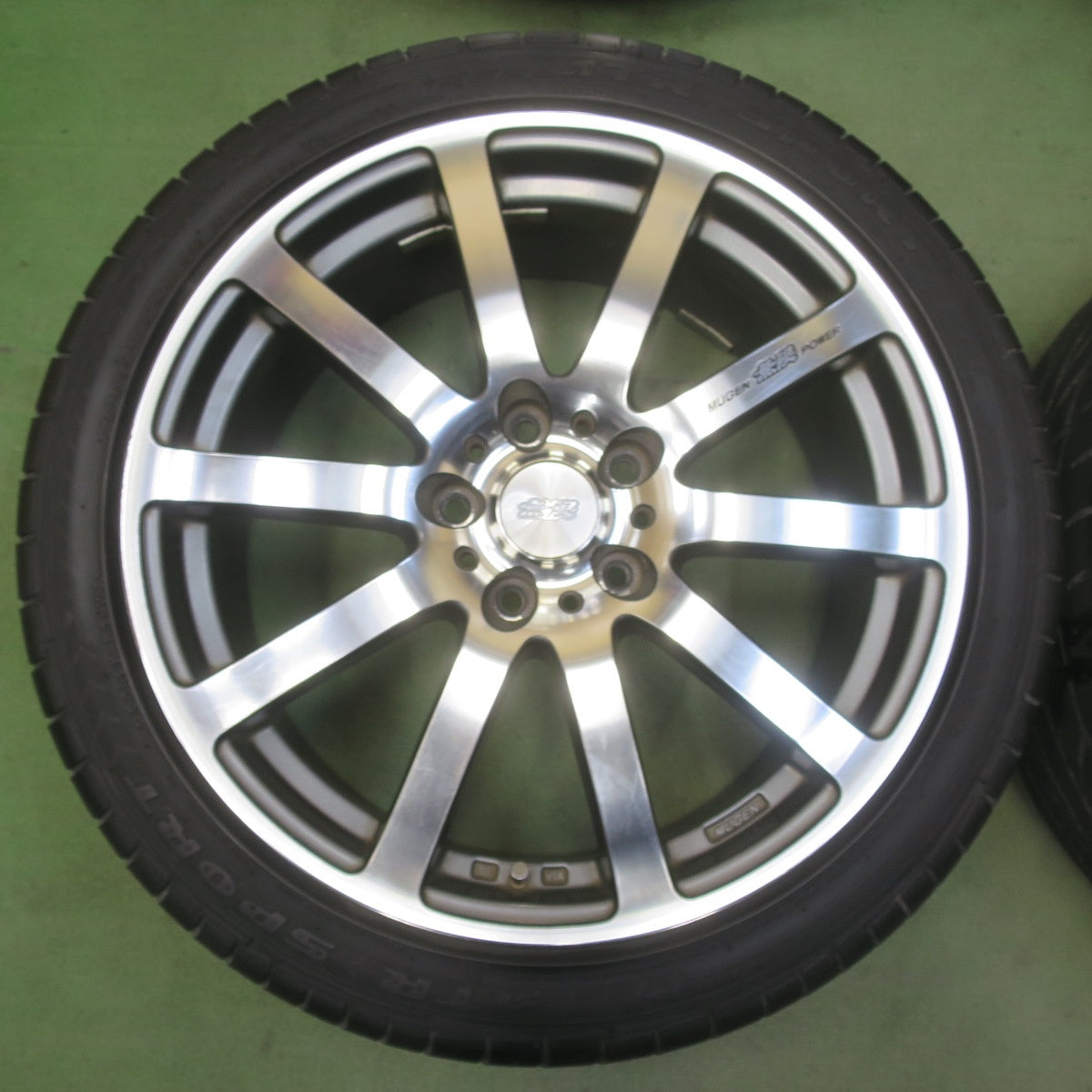 バリ溝！9分◎無限 MUGEN POWER NR 225/45R18 ATR SPORT ATRスポーツ 18インチ PCD114.3/5H◎6101704イノ