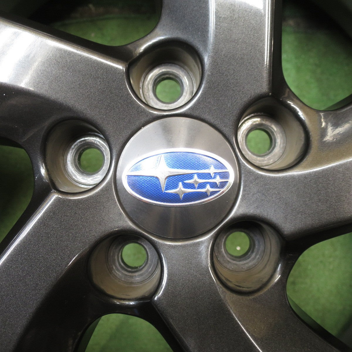 キレイ！23年★スバル XV アドバンス 純正 225/55R18 ミシュラン CROSSCLIMATE2 オールシーズン 18インチ PCD100/5H★5080801NJノ