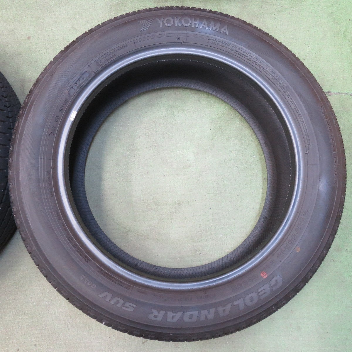 新車外し！26年◎225/55R18 ヨコハマ ジオランダー SUV G055 G055E タイヤ 18インチ デリカ D:5 フォレスター アウトランダー エクリプスクロス 等◎6081008イノタ