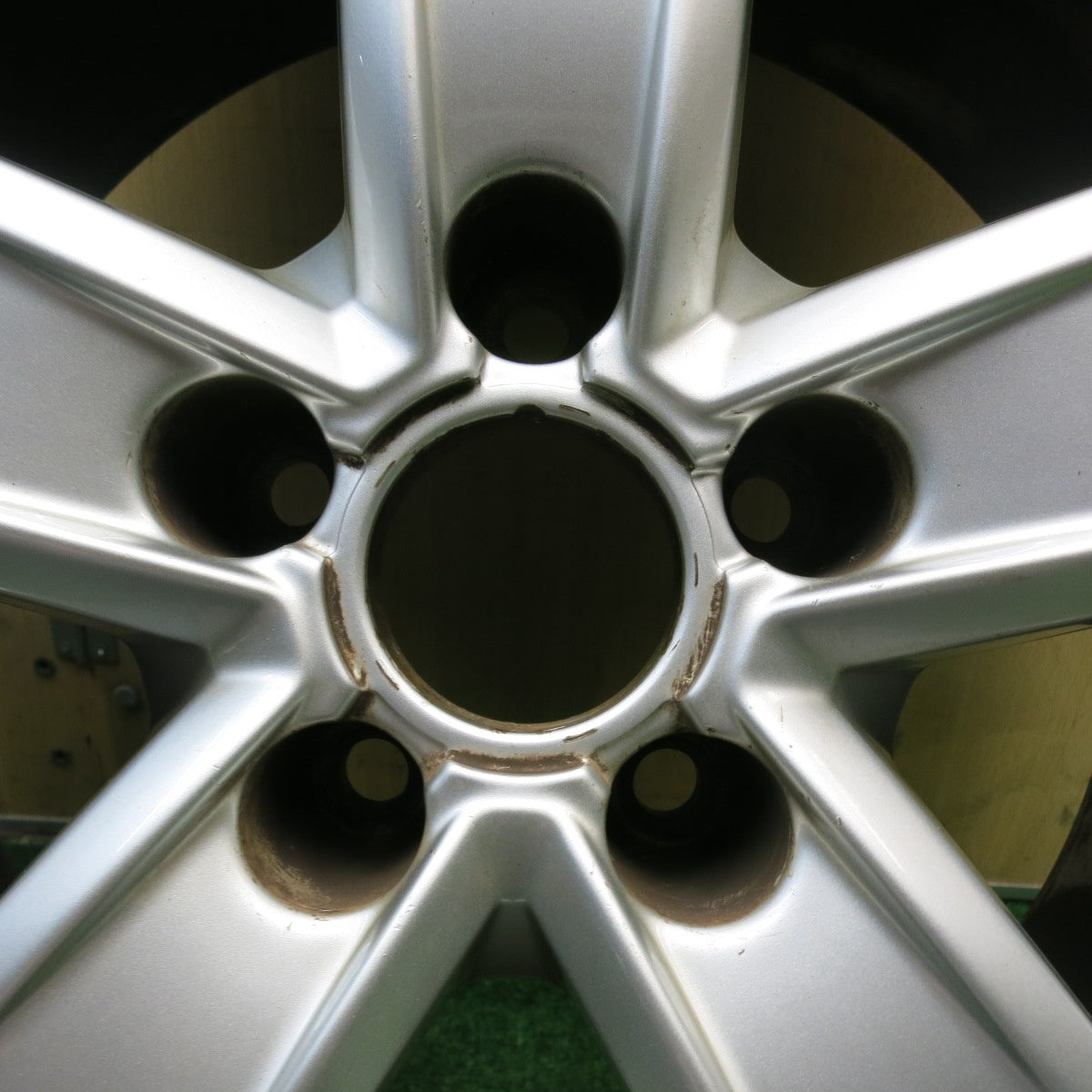 バリ溝！9.5分◎アウディ A6 純正 245/45R18 ダンロップ LE MANS V ルマン5 18インチ PCD112/5H◎6061305HAノ