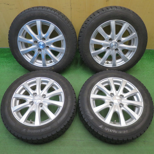 バリ溝！8.5分★スタッドレス 165/65R14 グッドイヤー アイスナビ7 ravrion RS01 ラブリオン 14インチ PCD100/4H★6032901NJス