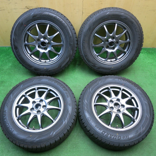 バリ溝！21年！キレイ！9.5分以上★プリウス 等 195/65R15 スタッドレス ヨコハマ アイスガード iG60 ZACK JP-202 MONZA ザック 15インチ PCD100/5H★5041502TNス