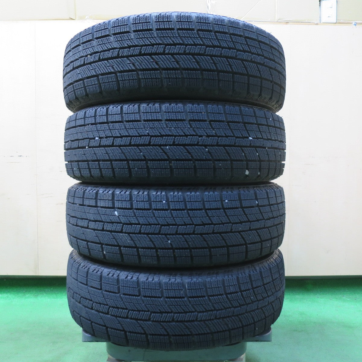 [送料無料] バリ溝！21年！キレイ！ほぼ10分★スタッドレス 175/65R15 ナンカン アイスアクティバ AW-1 Verthandi ヴェルザンディ 15インチ PCD100/4H★4111505イス