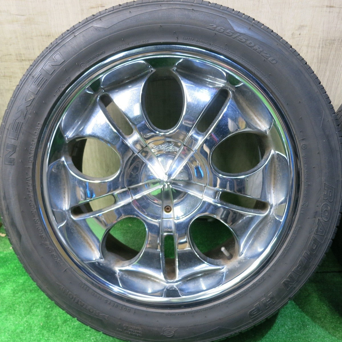 4本価格★ラングラー チェロキー等 265/50R20 ファルケン ZIEX S/TZ 05 ネクセン ROADIAN HP TYFUN 社外 アルミ 20インチ PCD127/6H マルチ★5050206HAノ