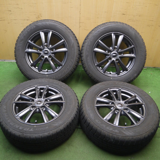 *送料無料* バリ溝！22年！9.5分★スタッドレス 195/65R15 トーヨー ウインター トランパス TX NIRVANA NV ニルバーナ 15インチ PCD114.3/5H★4061011Hス