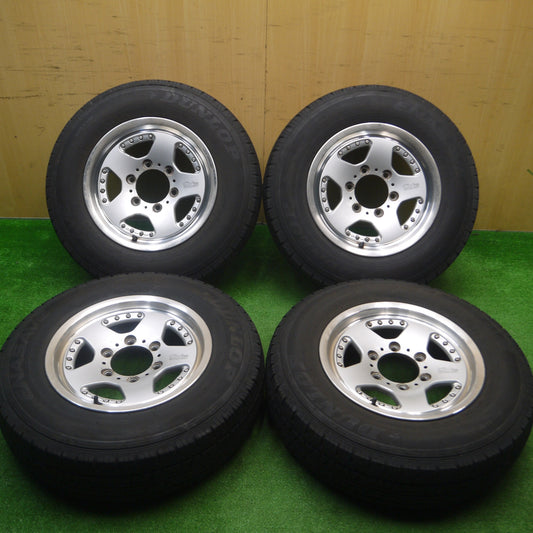 [送料無料] 4本価格！22年★ハイエース等 195/80R15 107/105L ダンロップ エナセーブ VAN01 LIUFENG CV928 15インチ PCD139.7/6H★4102304Hノ