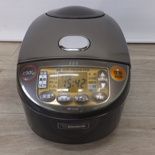 [送料無料] ★象印 ZOJIRUSHI 18年製 IH炊飯ジャー 極め炊き NP-VJ10　炊飯容量 1.0L　100V 50/60Hz 1105W★