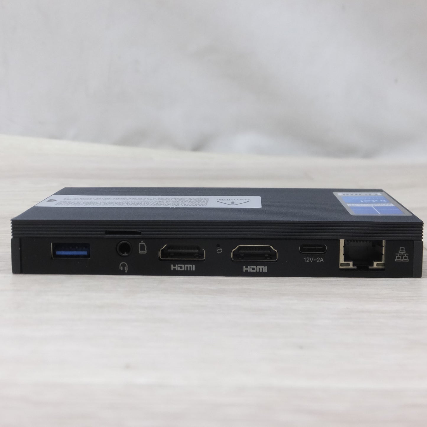 [送料無料] ◆MeLE ファンレス ミニ PC Quieter 3Q 81E N5105 Intel RAM 8GB HDD 128GB Win11 Pro 64bit 電源アダプター 付き (5)◆