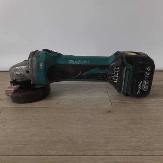 [送料無料] ★マキタ makita 100mm 充電式ディスクグラインダ GA400D　バッテリ BL1450　セット★