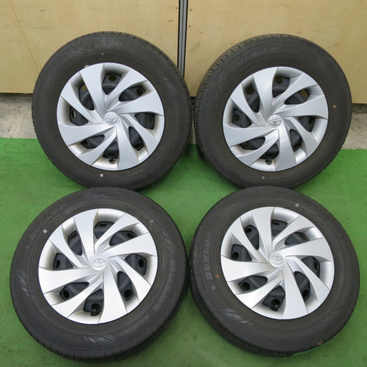 キレイ★トヨタ ヤリス 純正 スチール 175/70R14 ダンロップ エナセーブ EC300+ 14インチ PCD100/4H★6021402ナノ