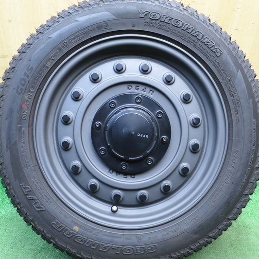 バリ溝 綺麗 9.5分 1本★DEAN COLORADO 215/60R16 ヨコハマ A/T G015 ディーン コロラド PCD112 120/5H マルチ★5031102Hノ