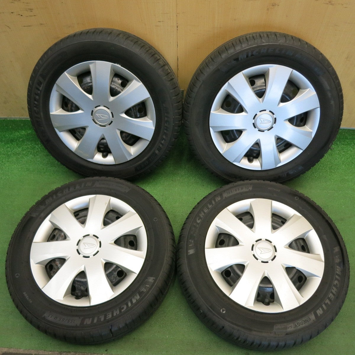 4本価格！23年◎ダイハツ ムーヴ 純正 スチール 155/65R13 ミシュラン エナジーセイバー4 13インチ PCD100/4H◎6071603HAノ