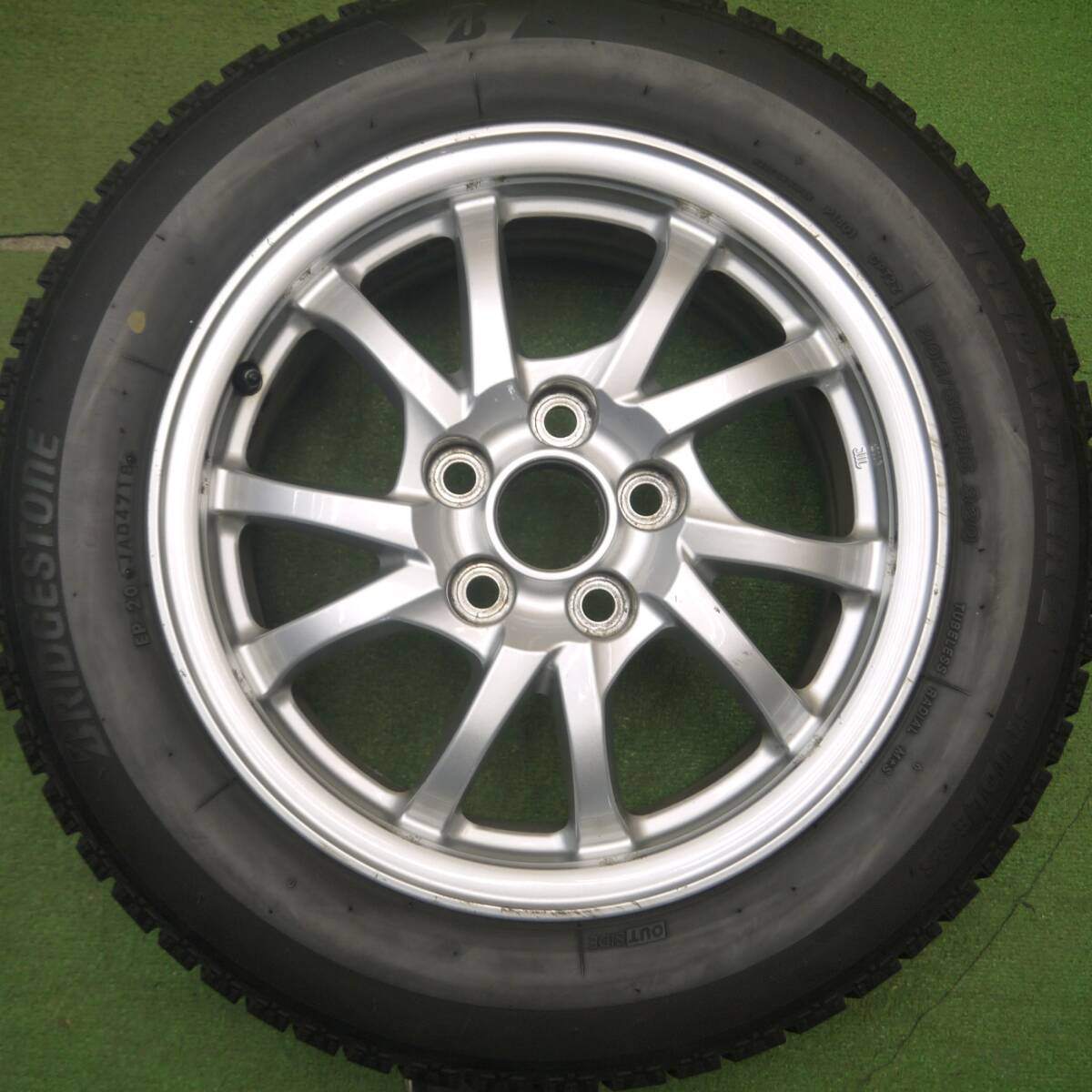 4本価格★トヨタ プリウスα 純正 205/60R16 スタッドレス ブリヂストン アイスパートナー2 16インチ PCD114.3/5H★5022511Hス
