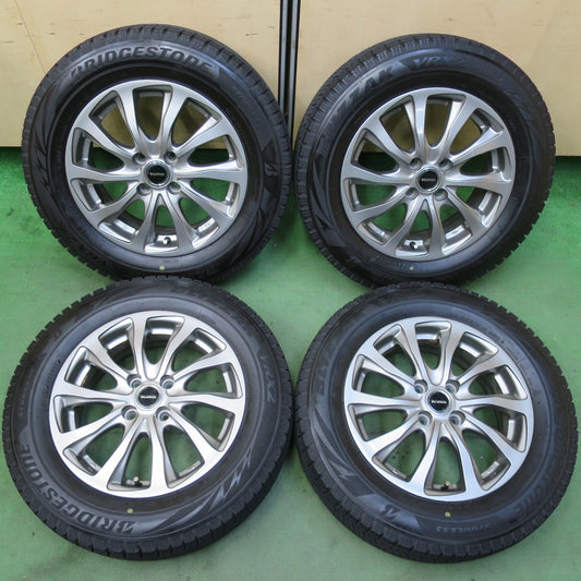キレイ！21年★スタッドレス 185/65R15 ブリヂストン ブリザック VRX2 BALMINUM バルミナ 15インチ PCD100/4H★5082802イス