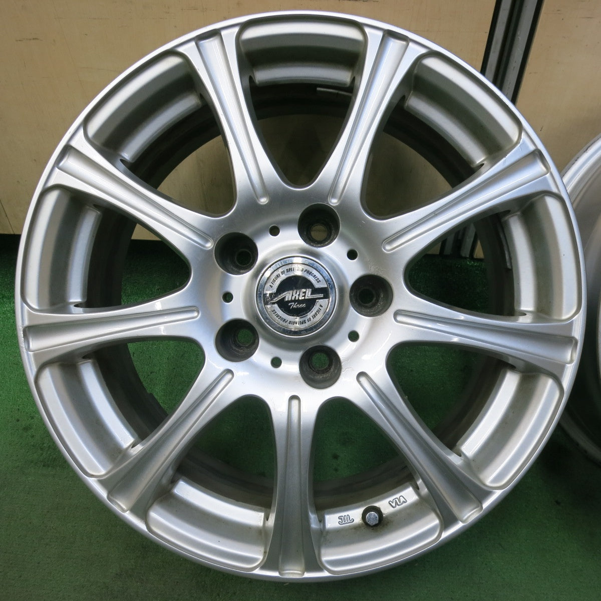 4本価格★AXEL Three weds アクセル ウェッズ 16インチ ホイール 16×6.5J PCD114.3/5H★5062408SYホ