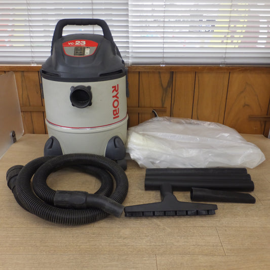 [送料無料] ★リョービ RYOBI 集じん機 VC-23 乾湿両用　集じん容量 14L　100V 11A 1,050W 50/60Hz★