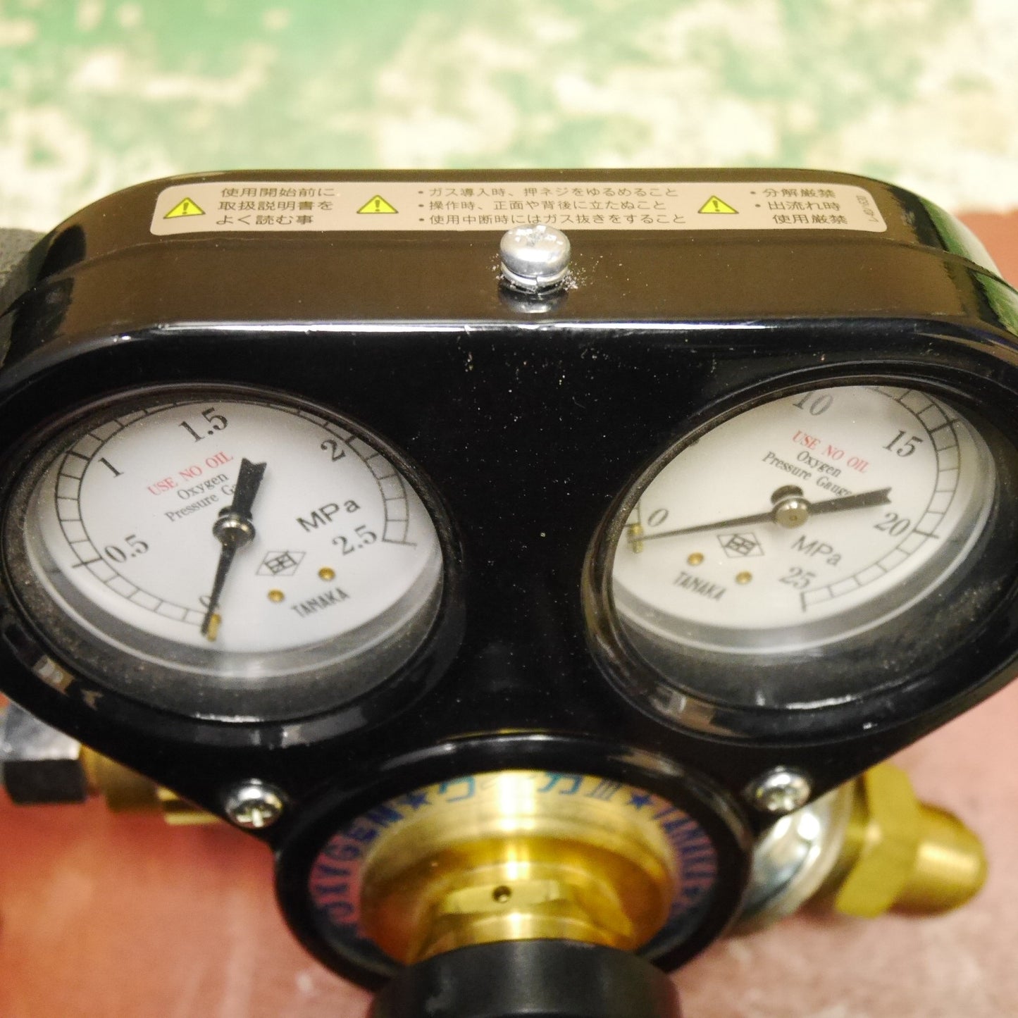 [送料無料] ☆タナカ レギュレーター クーガⅢ アセチレン オキシゲン TANAKA 酸素 調整機 クーガ3 型式 不明 現状品☆