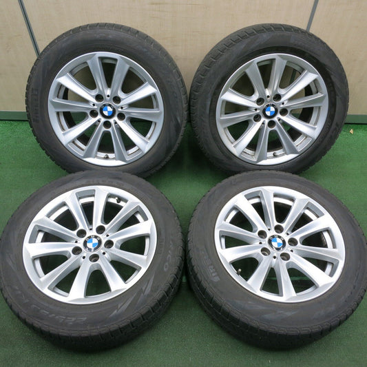 4本価格★BMW 5シリーズ F10 純正 225/55R17 スタッドレス ピレリ アイスアシンメトリコ 17インチ PCD120/5H★4050701HAス