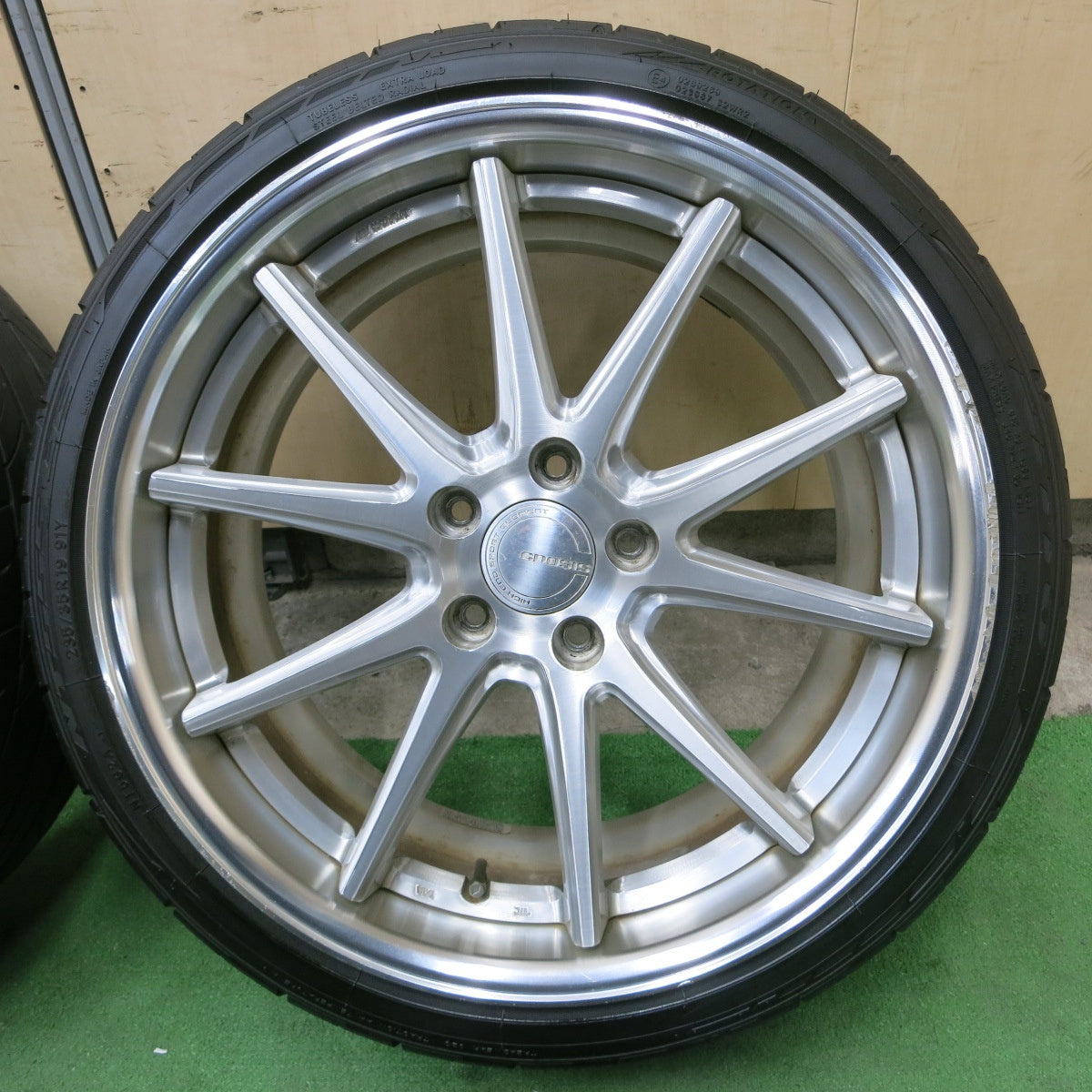 4本価格★WORK GNOSIS GV1 235/35R19 ニットー NT555 G2 ワーク グノーシス 19インチ PCD114.3/5H★5040202ナノ