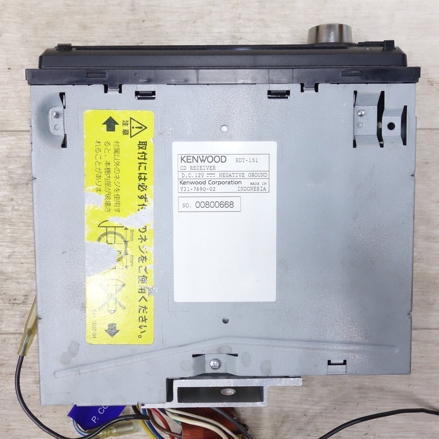 [送料無料] ◆KENWOOD ケンウッド CD プレーヤー デッキ RDT-151 レシーバー 1DIN コンポ カー オーディオ ステレオ 現状品◆