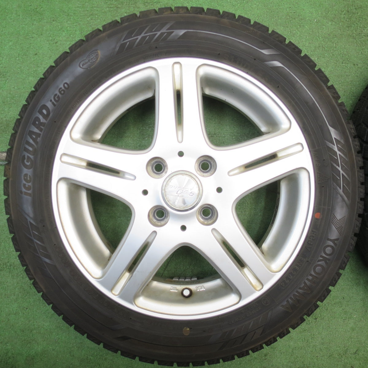 バリ溝！24年！9.5分★スタッドレス 155/65R14 ヨコハマ アイスガード iG60 DUFACT DF5 デュファクト 14インチ PCD100/4H★6051505NJス