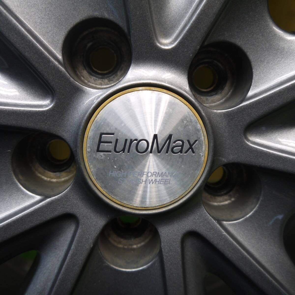 バリ溝！22年！キレイ！9.5分★86 BRZ等 205/55R16 スタッドレス ブリヂストン ブリザック VRX2 EuroMax ユーロマックス 16インチ PCD100/5H★5040804Hス