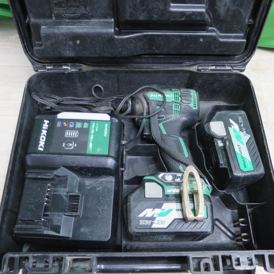 [送料無料] ☆ハイコーキ HIKOKI コードレスインパクトドライバー WH18DDL2 バッテリー 2個 充電器 DIY 電動 工具 大工 道具☆