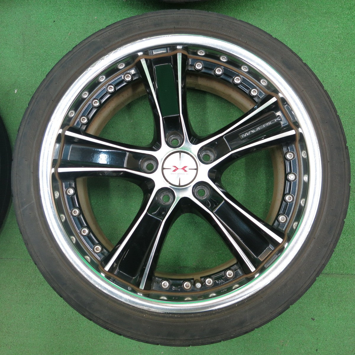 *送料無料* 4本価格★MAVERICK マーベリック 005S weds 225/40R18 ダンロップ DIREZZA DZ102 18インチ PCD114.3/5H★4051104ナノ