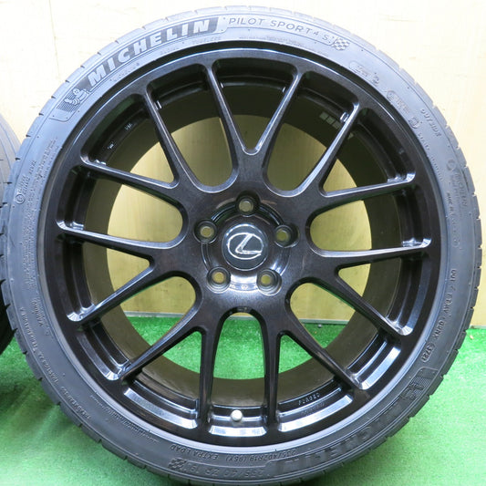 センサー付！4本価格◎レクサス ES 純正 TRD 鍛造 235/40R19 ミシュラン パイロットスポーツ4 S 19インチ PCD114.3/5H◎6092712HAノ