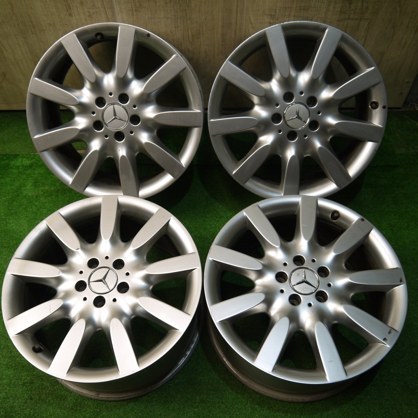 4本価格★ベンツ Sクラス W221 純正 ホイール 18インチ 18×8.5J PCD112/5H★5060701KKホ