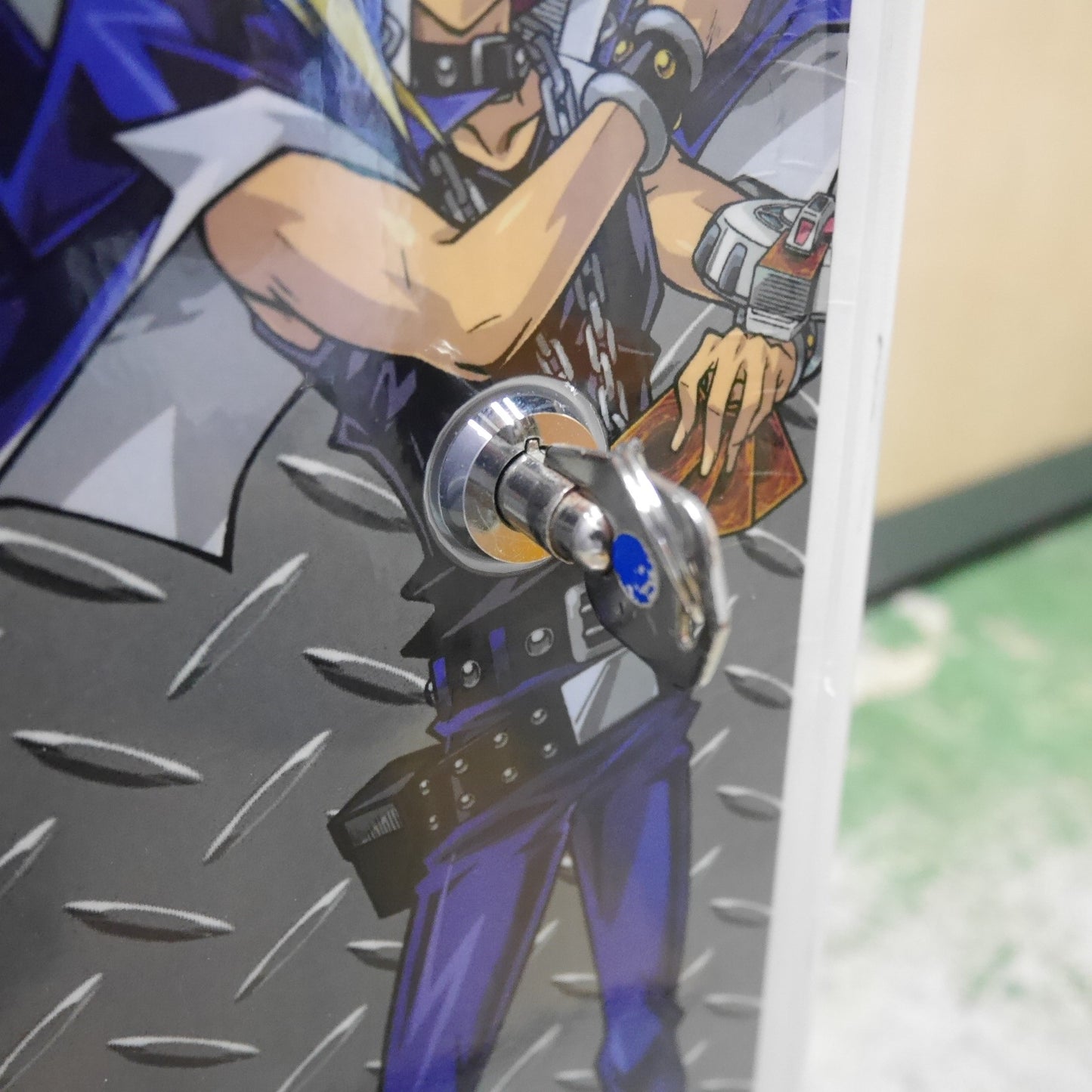 [送料無料] 鍵付き☆Daito ダイト 手動式 自動 販売機 DF-5 トレカ トレーディング カード 自販機 ガチャ 遊戯王 現状品☆