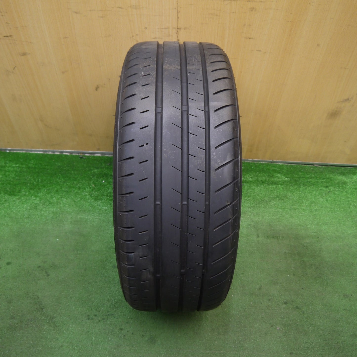 バリ溝！9.5分！1本★トヨタ カローラ ツーリング W×B 純正 215/45R17 ブリヂストン トランザ T002 17インチ PCD100/5H★5062311Hノ