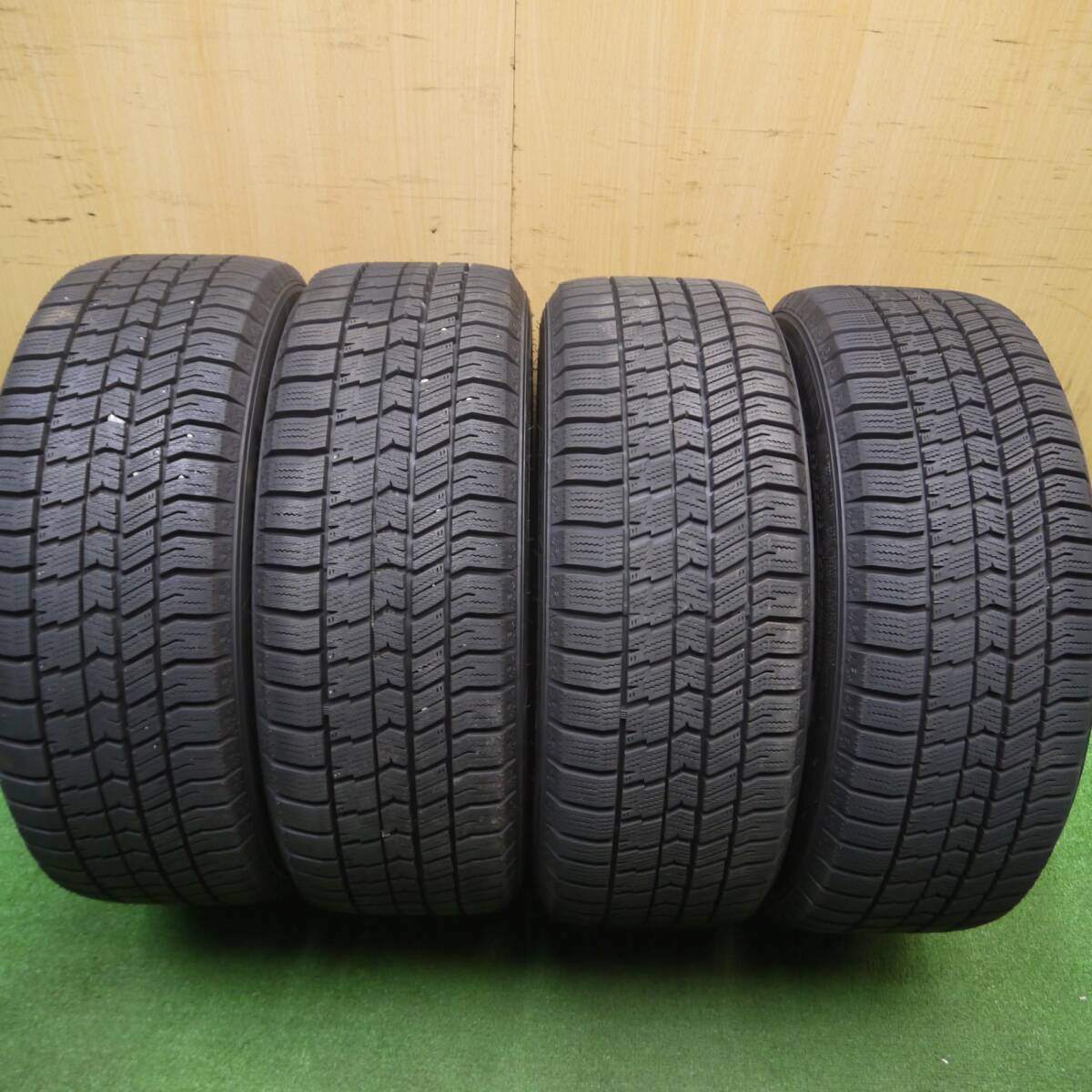 バリ溝！23年！キレイ！ほぼ10分★スタッドレス 195/50R16 グッドイヤー アイスナビ8 Team Sparco チームスパルコ 16インチ PCD100/5H★4121701Hス